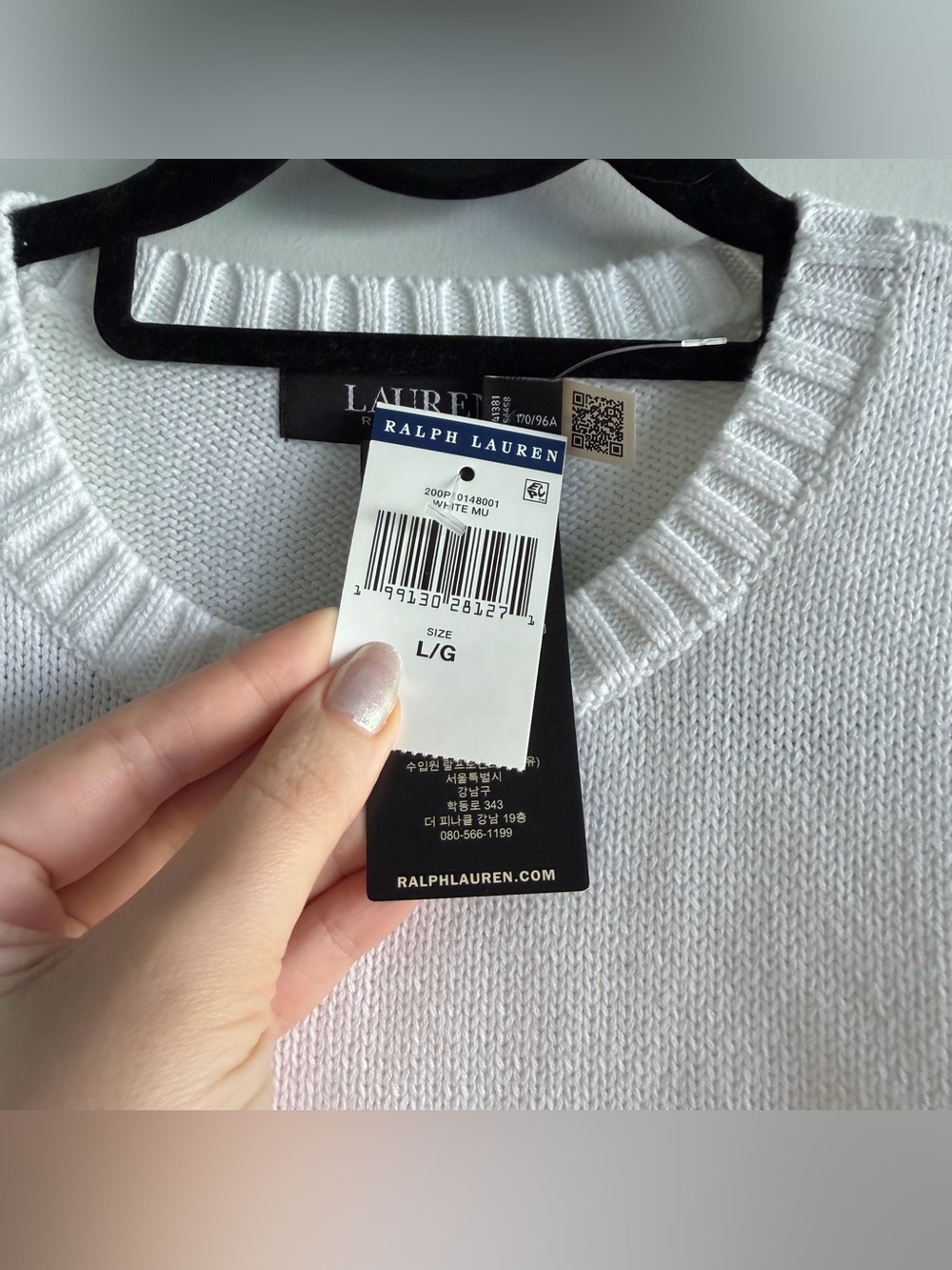 Lauren Ralph Lauren Intarsia Knit Dog Golden Retriever Sweater in White NWT - Picture 7 of 8